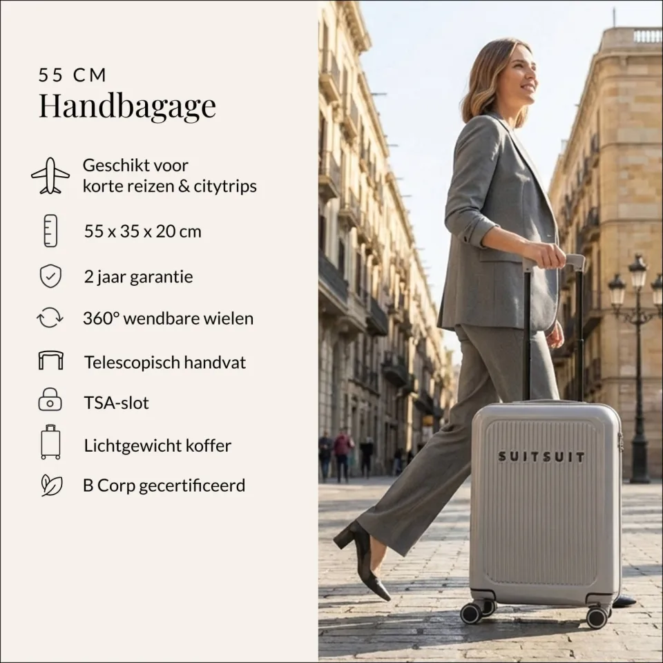 SUITSUIT Caretta koffer titanium grey, foto 5