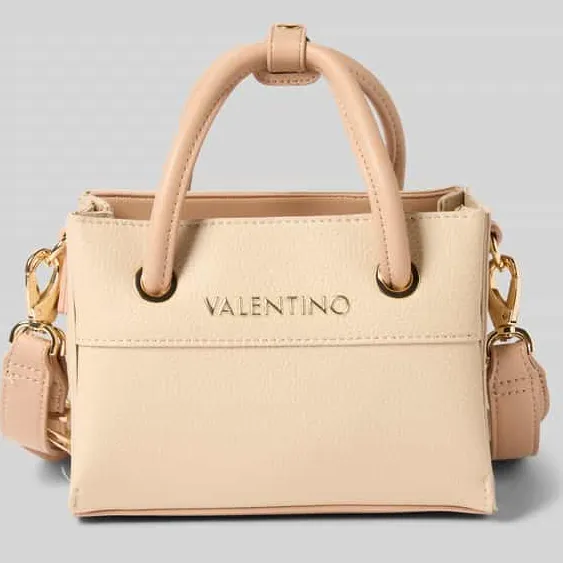 Valentino Bags Handtas met hengsel, model 'ALEXIA' wit