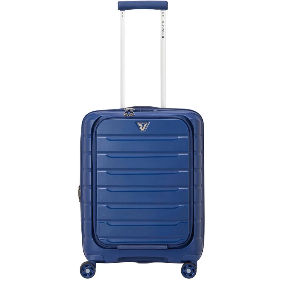 Roncato B-Flying koffer 55 cm blauw met voorvak