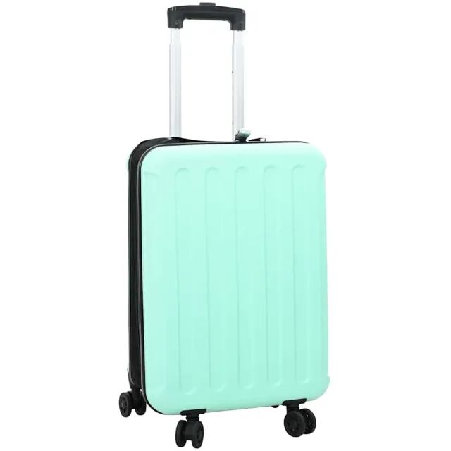vidaXL Koffer met slot Mintgroen 34 x 23 x 55.5 cm ABS Kunststof