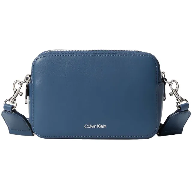 Calvin Klein Schoudertas Calvin Klein Jeans Webbing Double Strap Camera Bag Blauw
