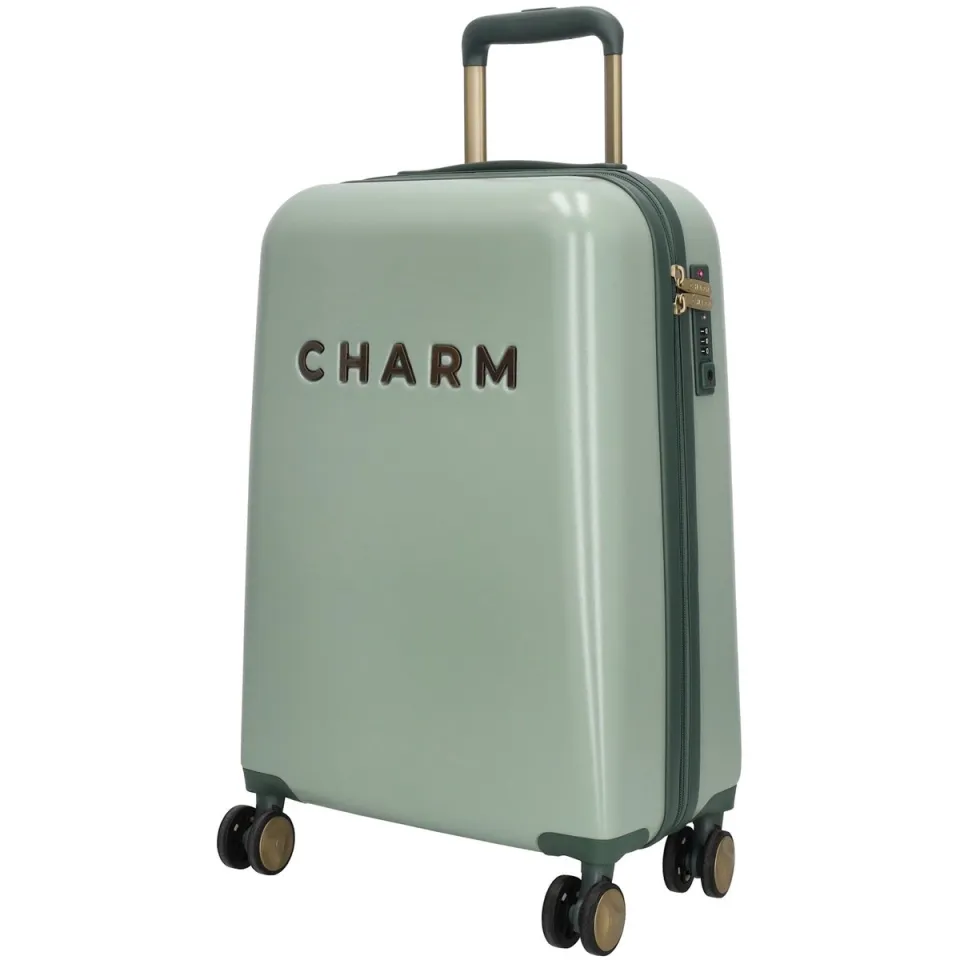Charm London Capetown handbagagekoffer lichtgroen groen, foto 2