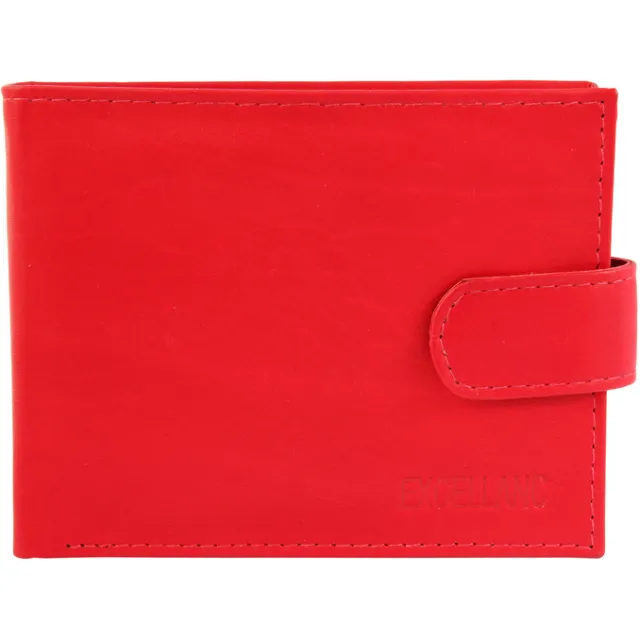 Excellanc heren portemonnee leer Rood