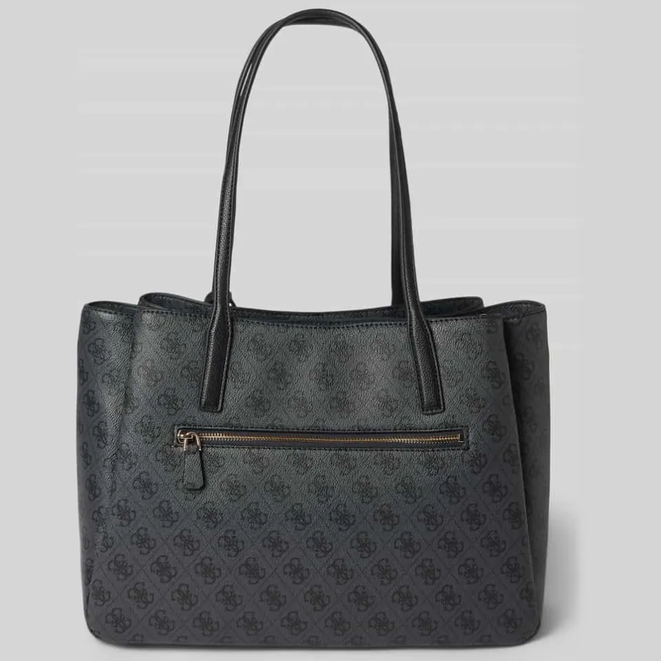 Guess Handtas in leerlook model 'NOELLE' donkergrijs, foto 2