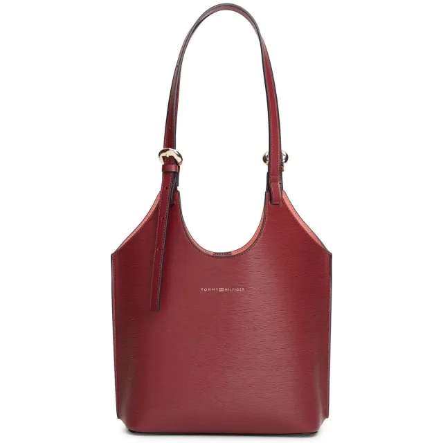 Boodschappentas Tommy Hilfiger Th Modern Mini Tote rood