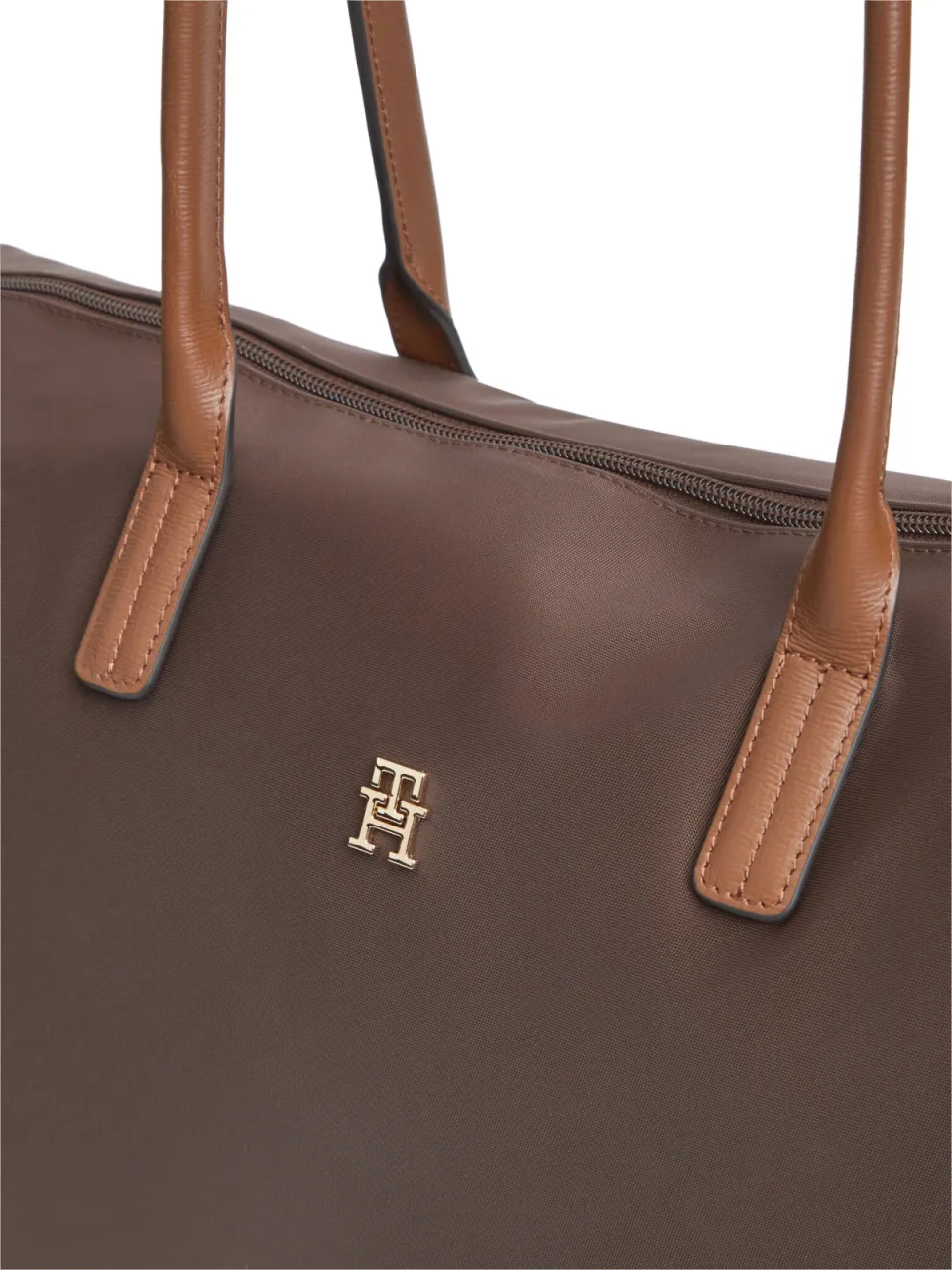Tommy Hilfiger shopper Popette Maxi donkerbruin bruin, foto 5