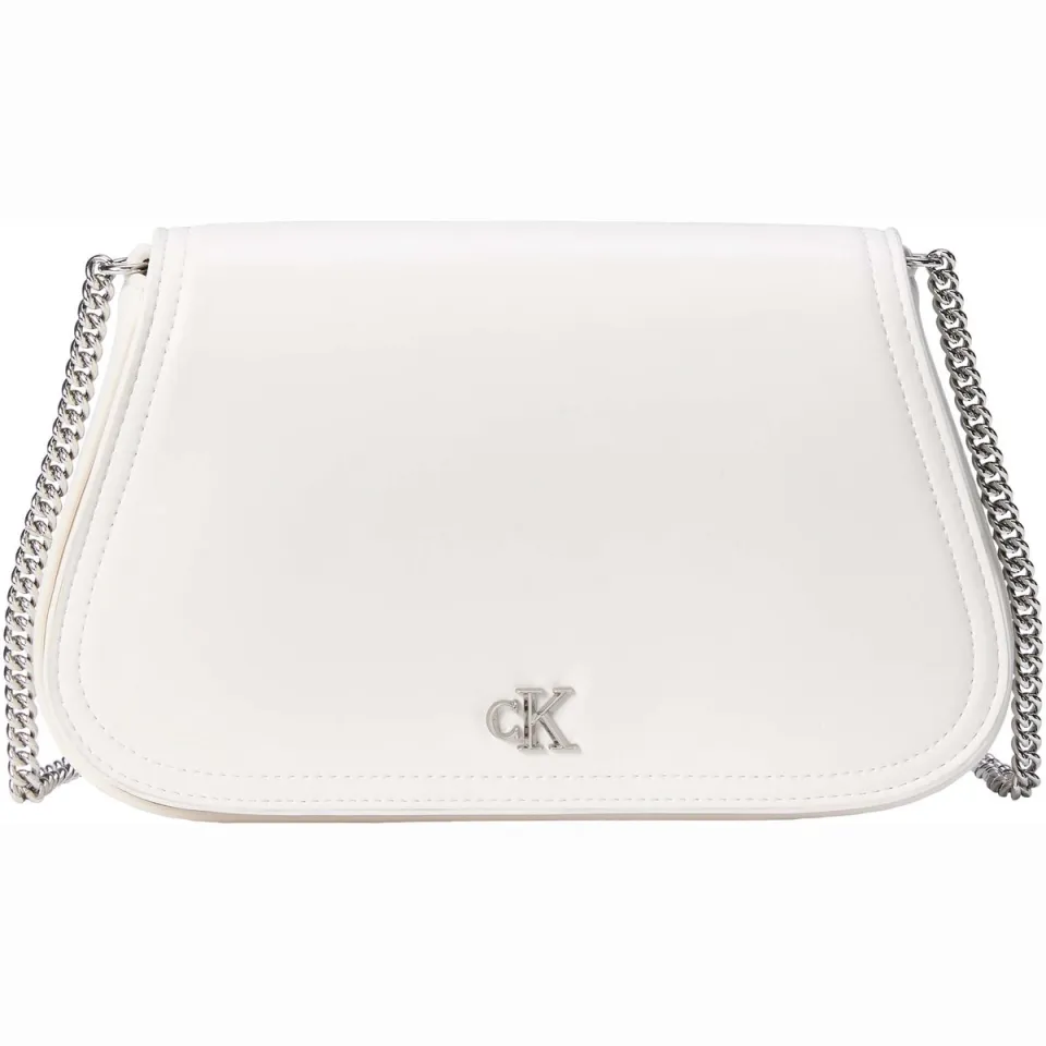 Calvin Klein Ck Curved Wallet On Chain handtas wit, foto 2