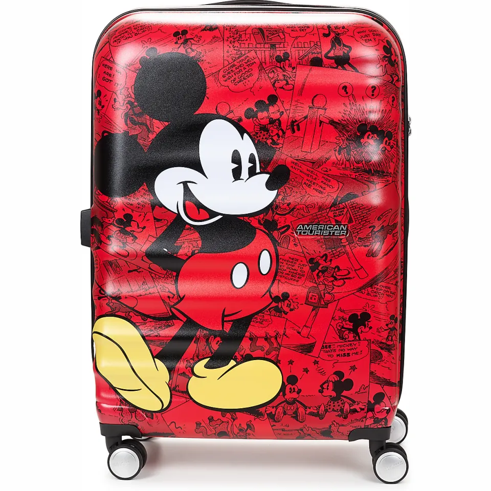 American Tourister Wavebreaker Disney Mickey koffer 67 cm rood, foto 2