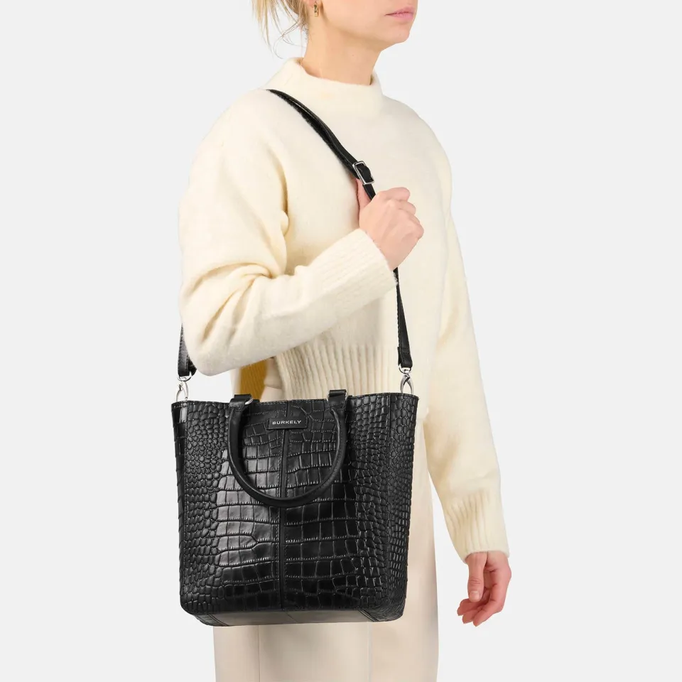 Burkely leren shopper Cool Colbie zwart, foto 4