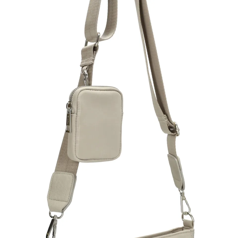 Charm London Odeon crossbody tas lichtgrijs, foto 5