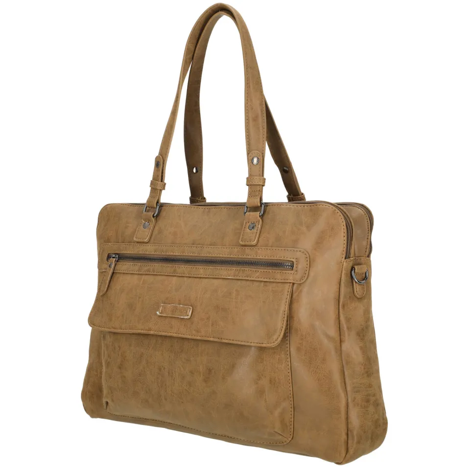 Enrico Benetti Nouméa shopper bruin, foto 4