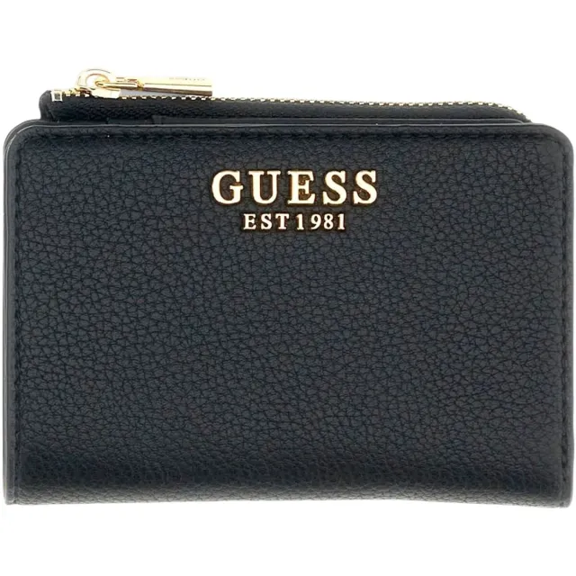 Guess Portemonnee Guess Melody Slg Zip Arnd Card Case Zwart
