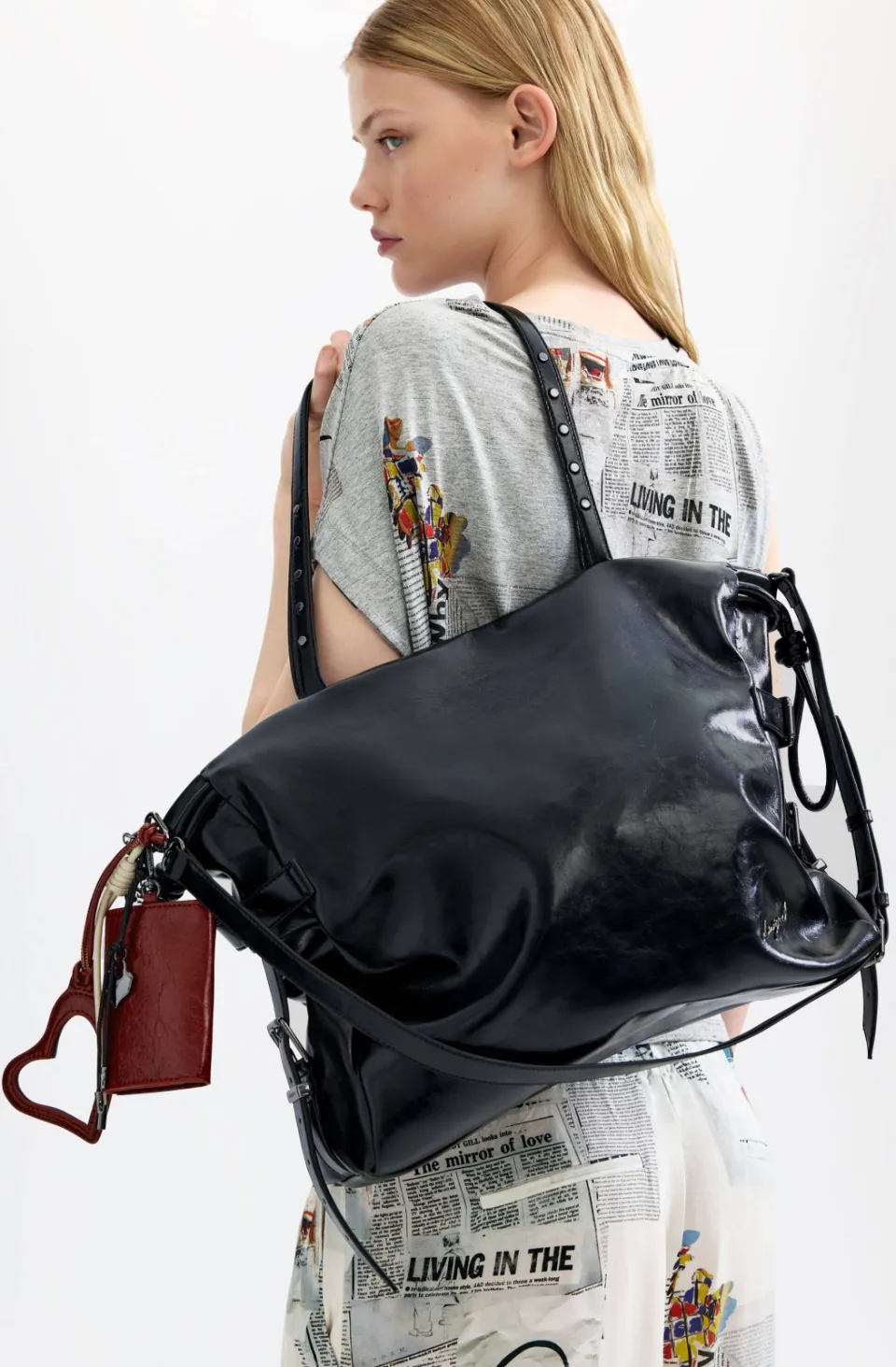 Desigual Galaxy Lifta shopper schoudertas zwart, foto 6