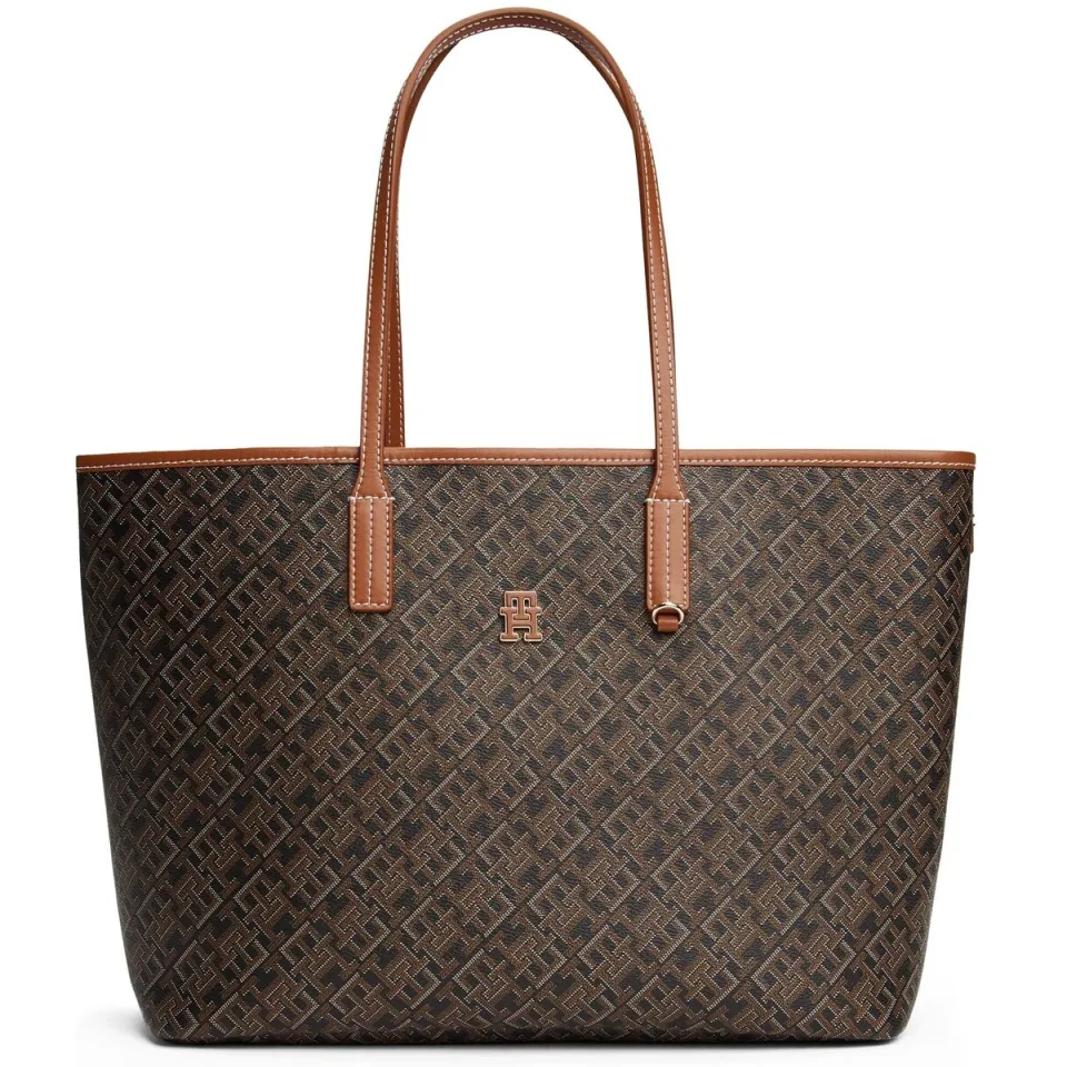 Tommy Hilfiger Th Monoplay tote bruin Zwart
