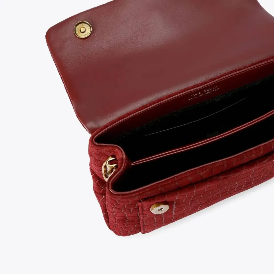 Kurt Geiger Celia schoudertas bordeauxrood, foto 3