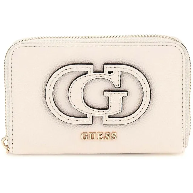 Guess Calebra portemonnee crème Wit