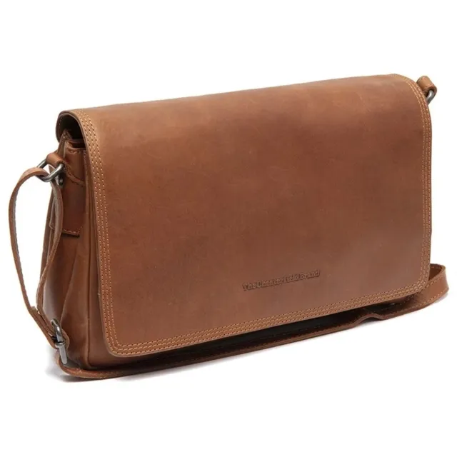 Chesterfield Laverton Waxed Pull Up Kleptas / Schoudertas - Cognac