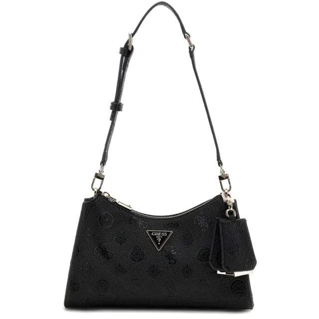 Guess Cresidia II Top Zip Schoudertas zwart
