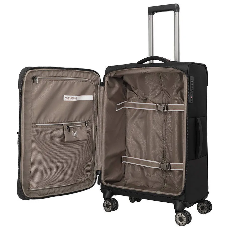 Travelite Crosslite 5.0 trolley zwart, foto 7