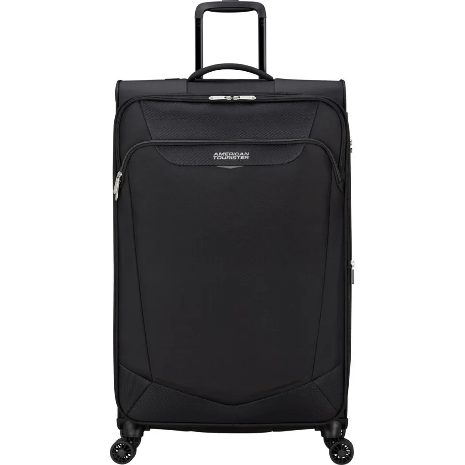 American Tourister Summerride Spinner 80 reiskoffer zwart, foto 2