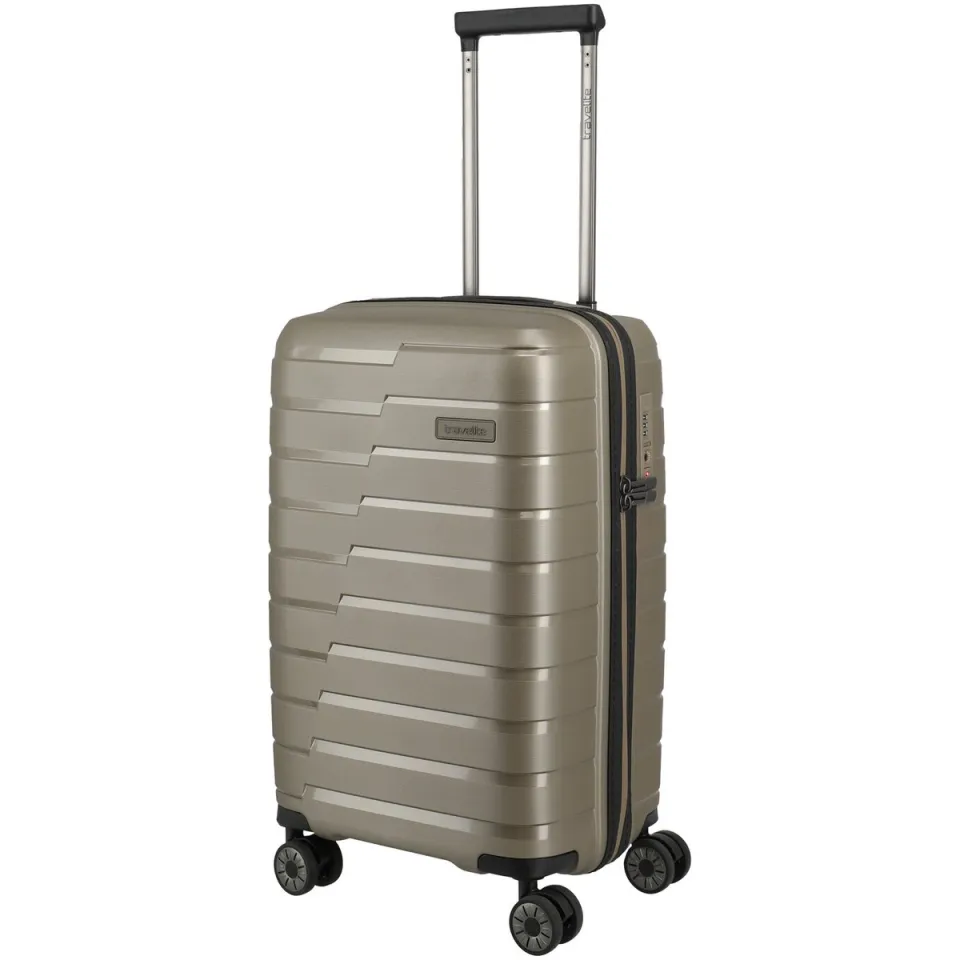 Travelite Air Base slim trolley 55 cm champagne, foto 2
