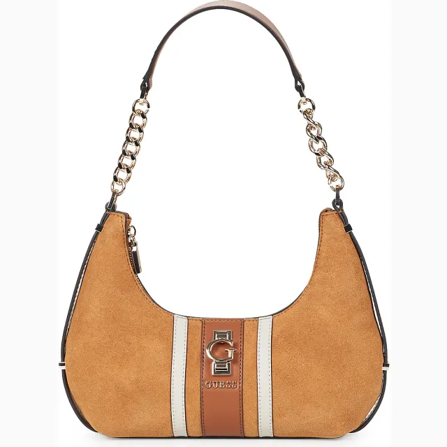 Guess Erenia kleine schoudertas cognac