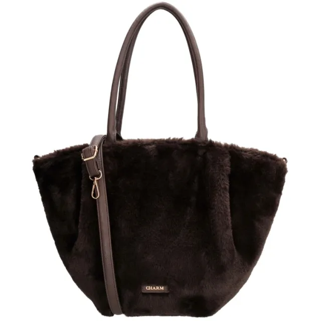 Charm London Dubai Deluxe shopper donkerbruin