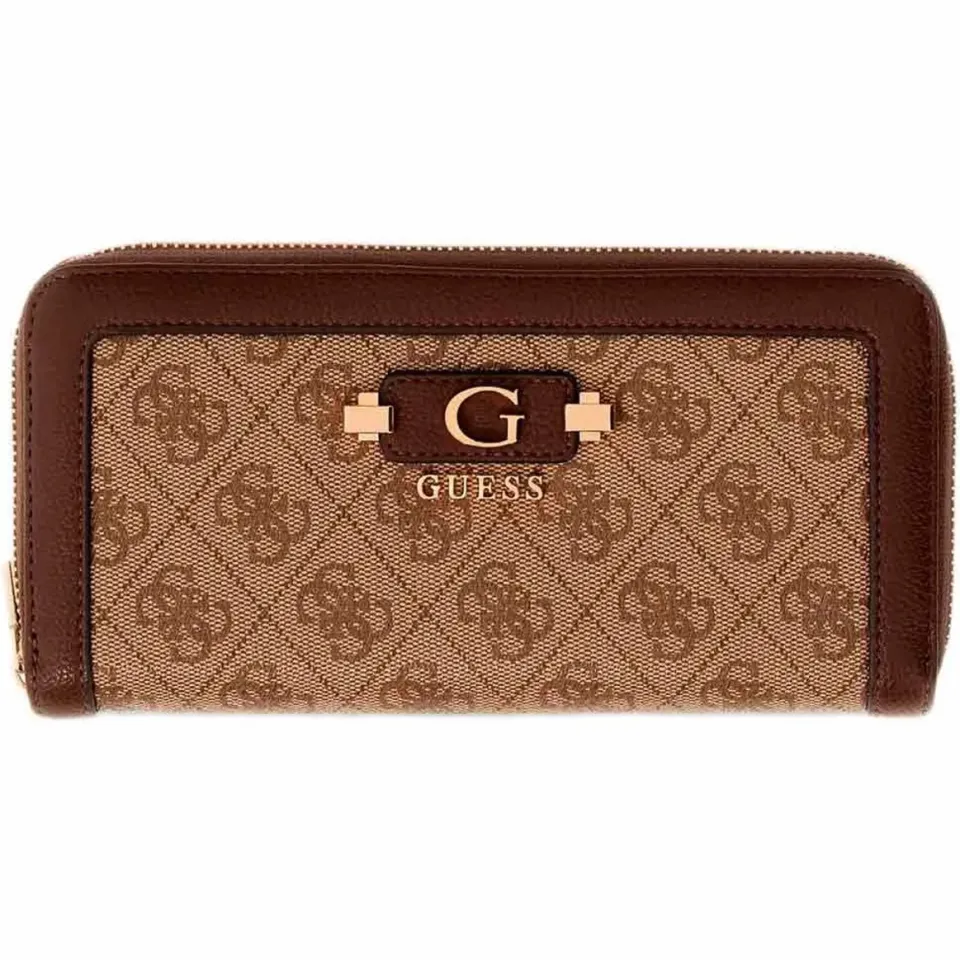 Guess Lindsey portemonnee latte logo bruin, foto 2