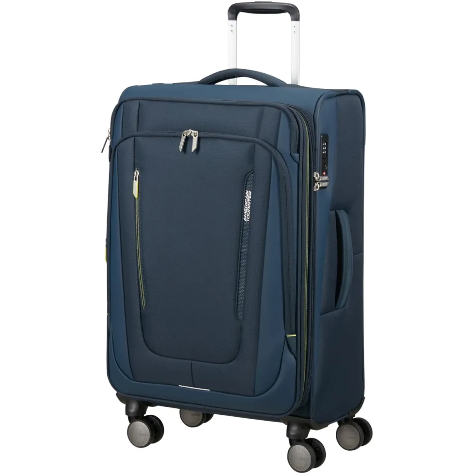 American Tourister Wanderlite koffer donkerblauw 68 cm blauw, foto 2