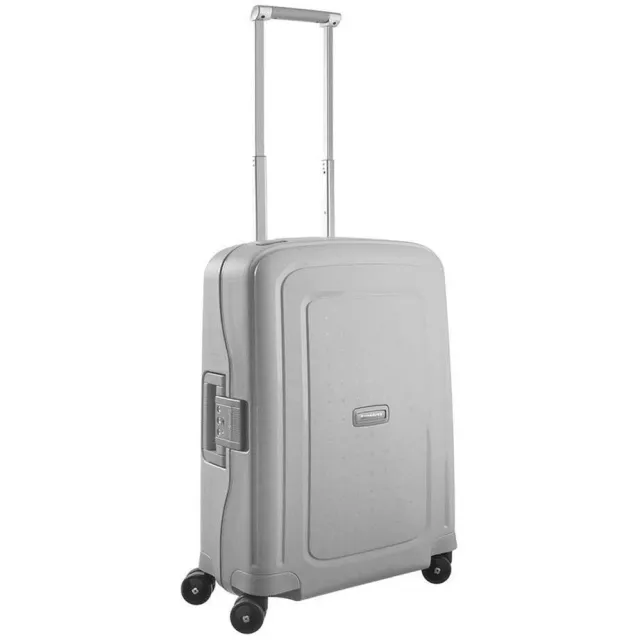 Samsonite S'Cure handbagagekoffer zilverkleurig