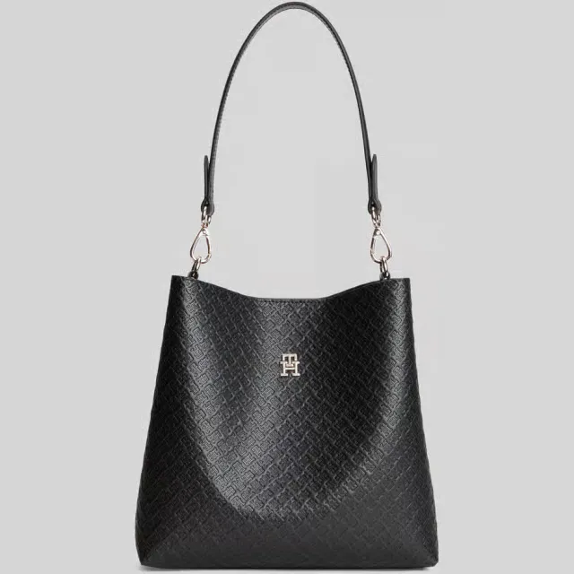 Tommy Hilfiger Th Icon schoudertas zwart, foto 2