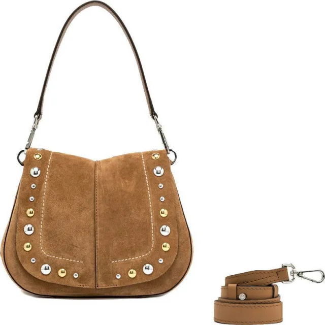 Gianni Chiarini Helana Round schoudertas camel, foto 2