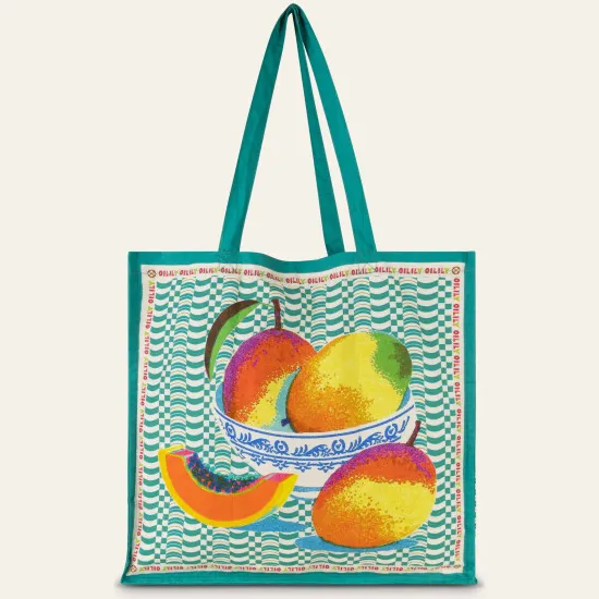Oilily Surendra shopper blauw
