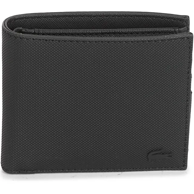 Lacoste Men's Classic Billfold Coin Wallet zwart