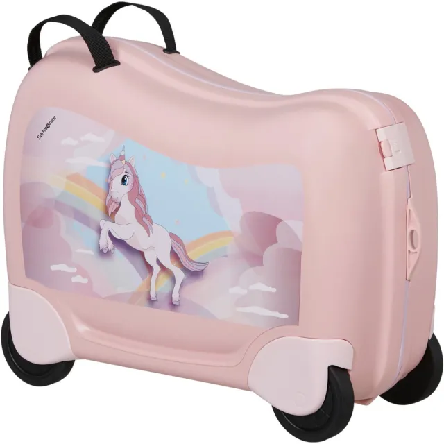 Samsonite Dream2Go Ride-On Unicorn Tess kinderkoffer lichtroze
