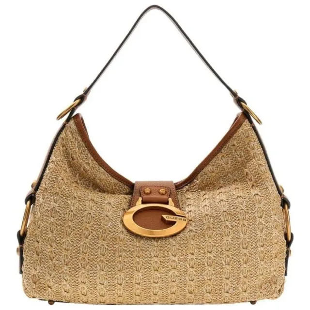 Guess Camden schoudertas bruin print