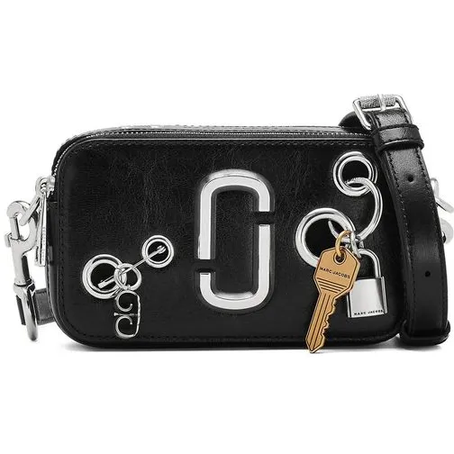Marc Jacobs Snapshot crossbody tas zwart Black