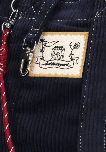 BECKSÖNDERGAARD Handtassen Corduroy Gene Bag Donkerblauw - One size, foto 5