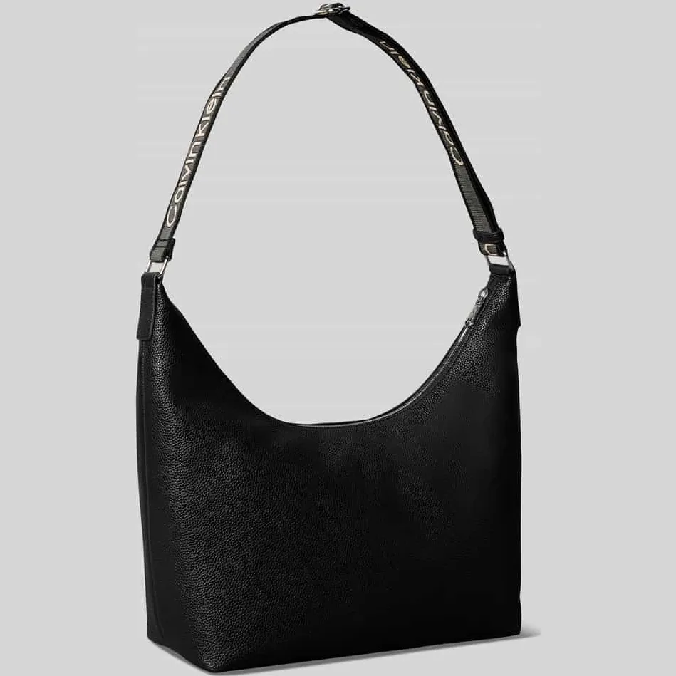 Calvin Klein Handtas met labelopschrift zwart, foto 2