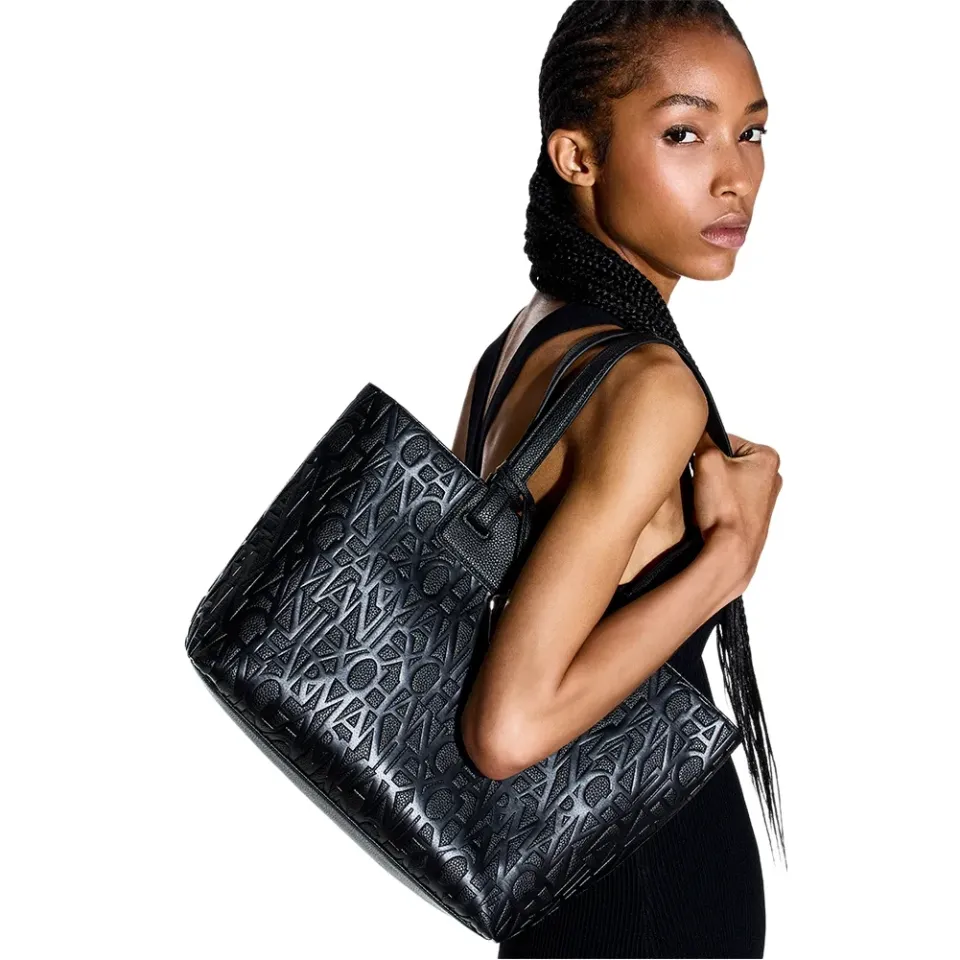 Armani Exchange dameshandtassen shopper zwart, foto 3
