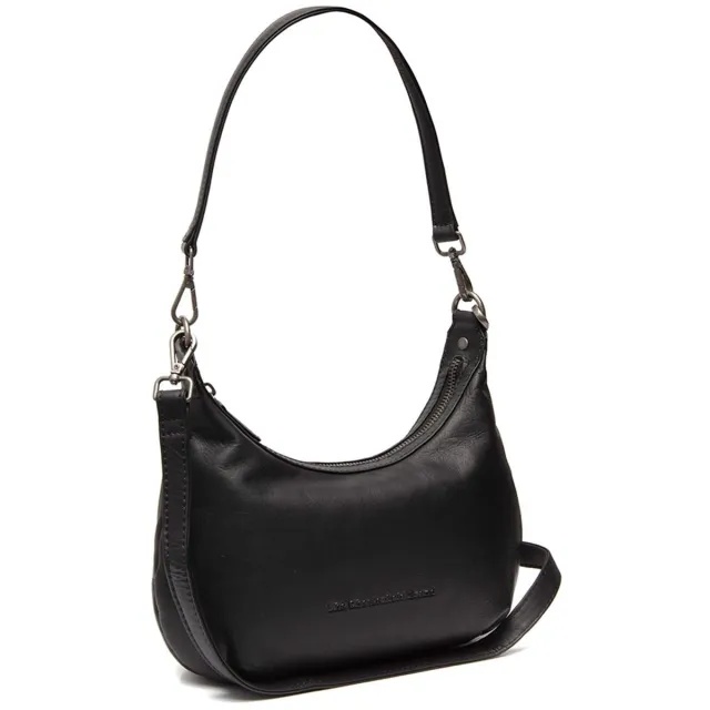 Chesterfield Nancy Waxed Pull Up Schoudertas - Zwart