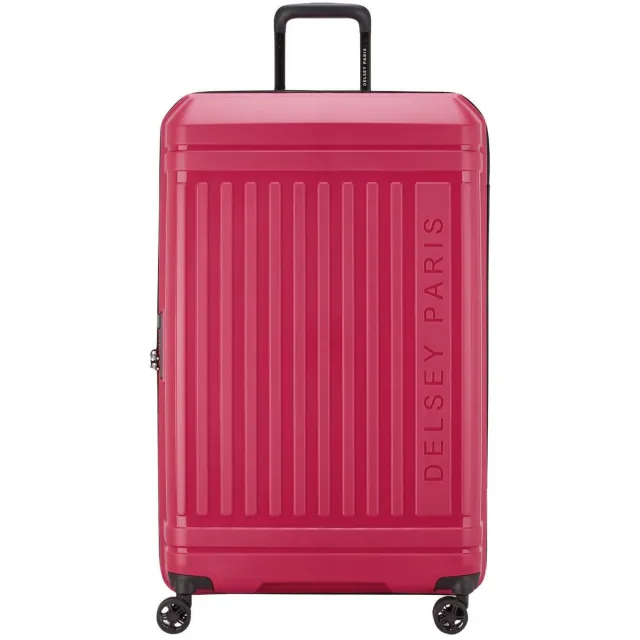 Delsey Lutece Spinner 81 Expandable koffer roze