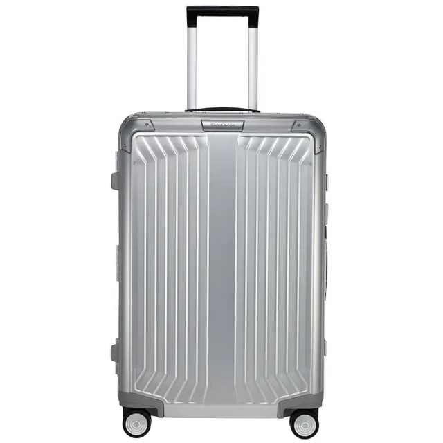 Samsonite Lite-Box Alu koffer zilverkleurig