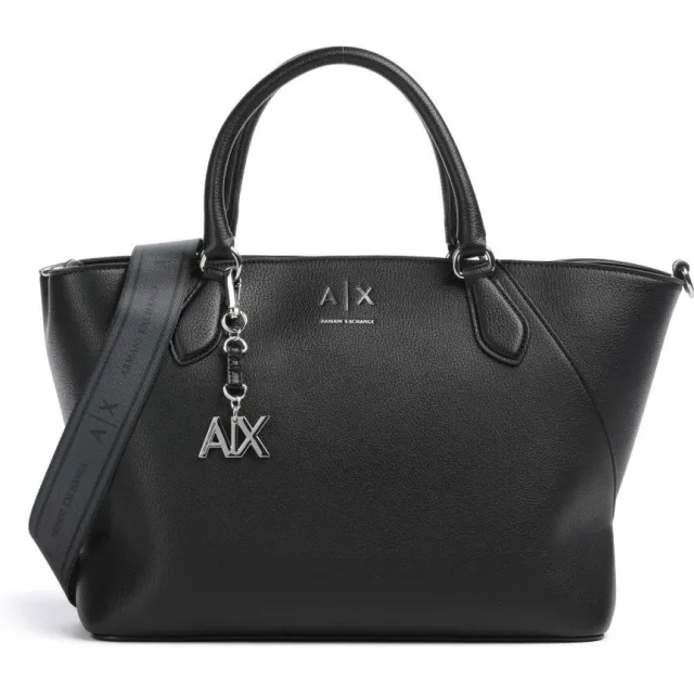Armani Exchange shoppertas zwart