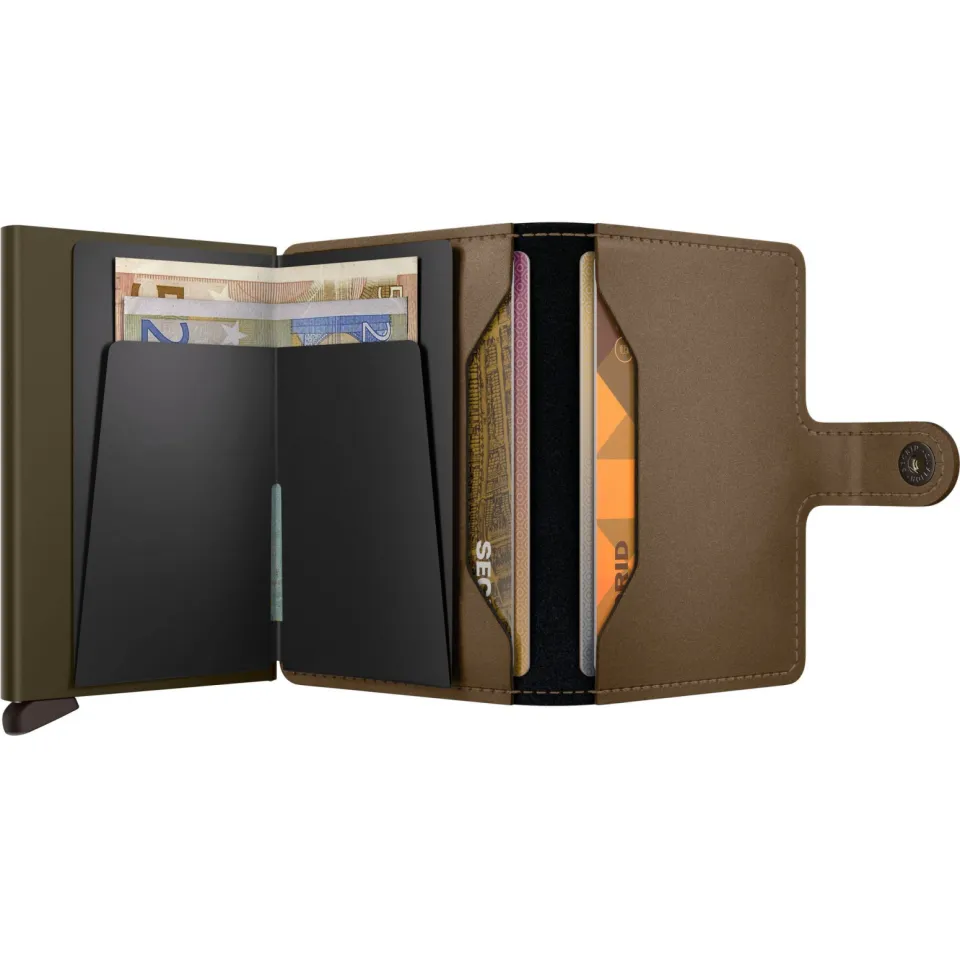 Secrid Miniwallet pasjeshouder matte satin brons, foto 3