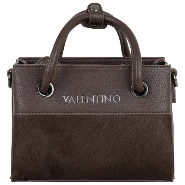 Valentino Bags Alexia mini handtas donkerbruin
