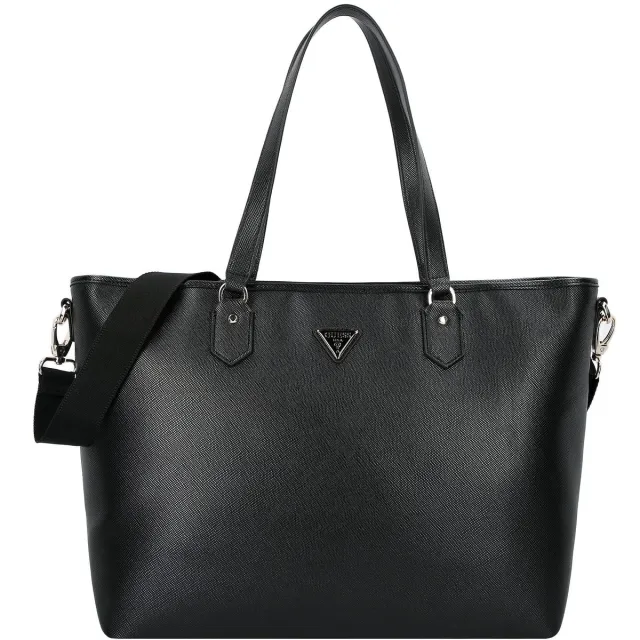 Guess schoudertas met laptopvak Norom Travel Tote Black zwart