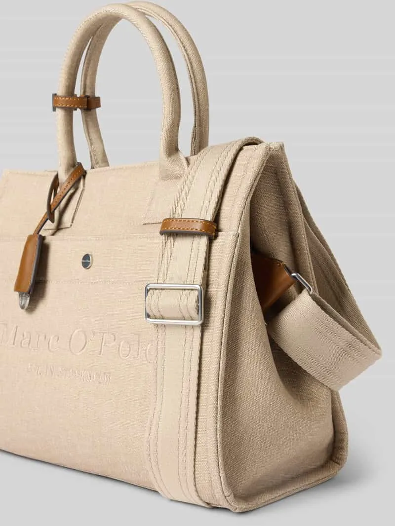 Marc O'Polo Mara Canvas Shopper handtas linnen beige, foto 5