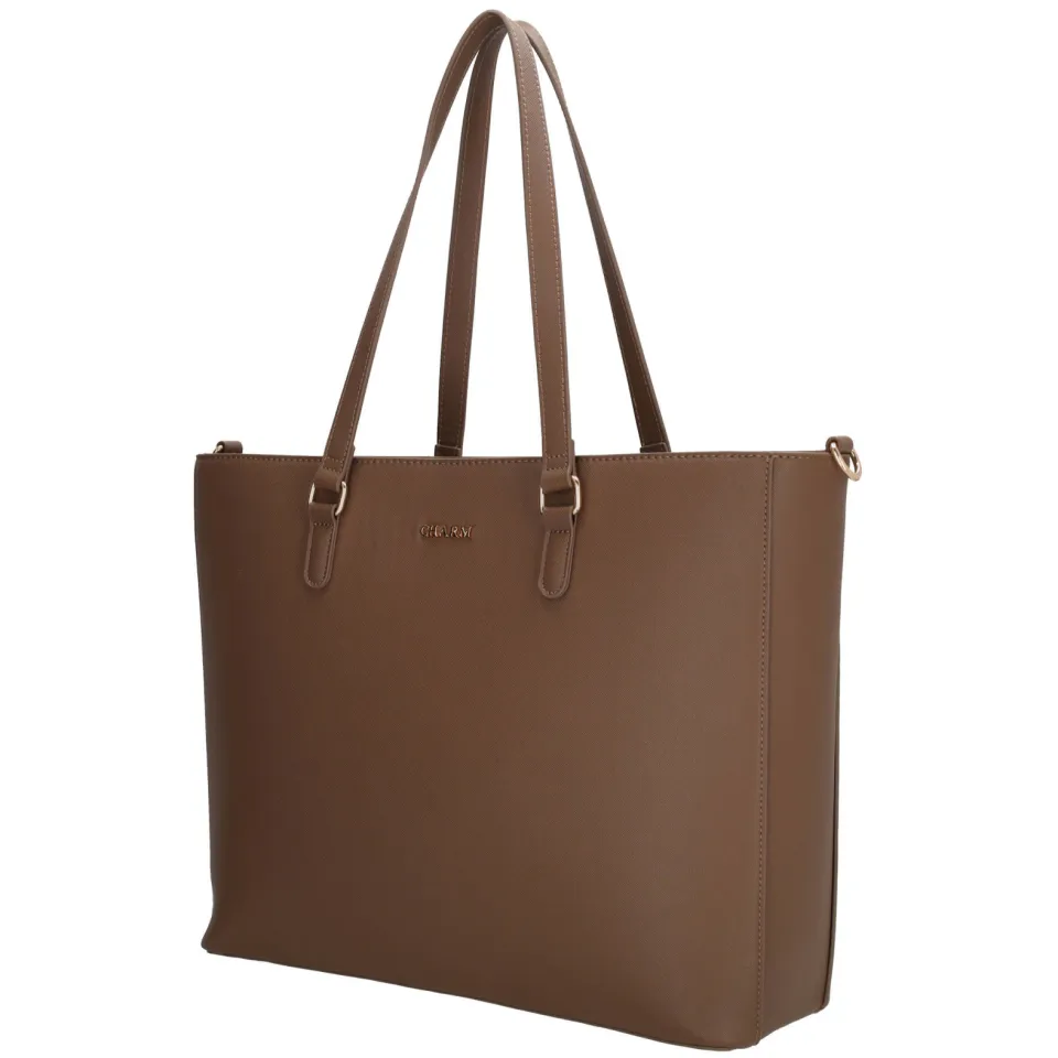 Charm London Birmingham shopper bruin, foto 3