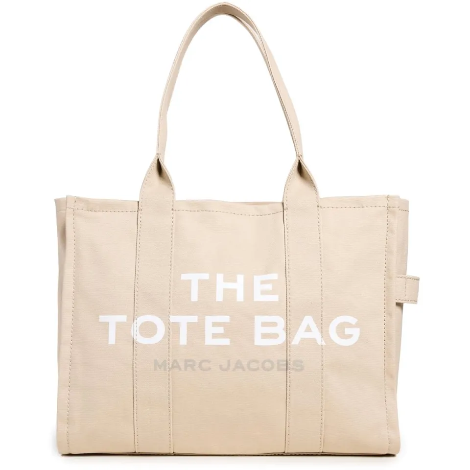 Marc Jacobs The Large Tote Bag shopper beige, foto 3